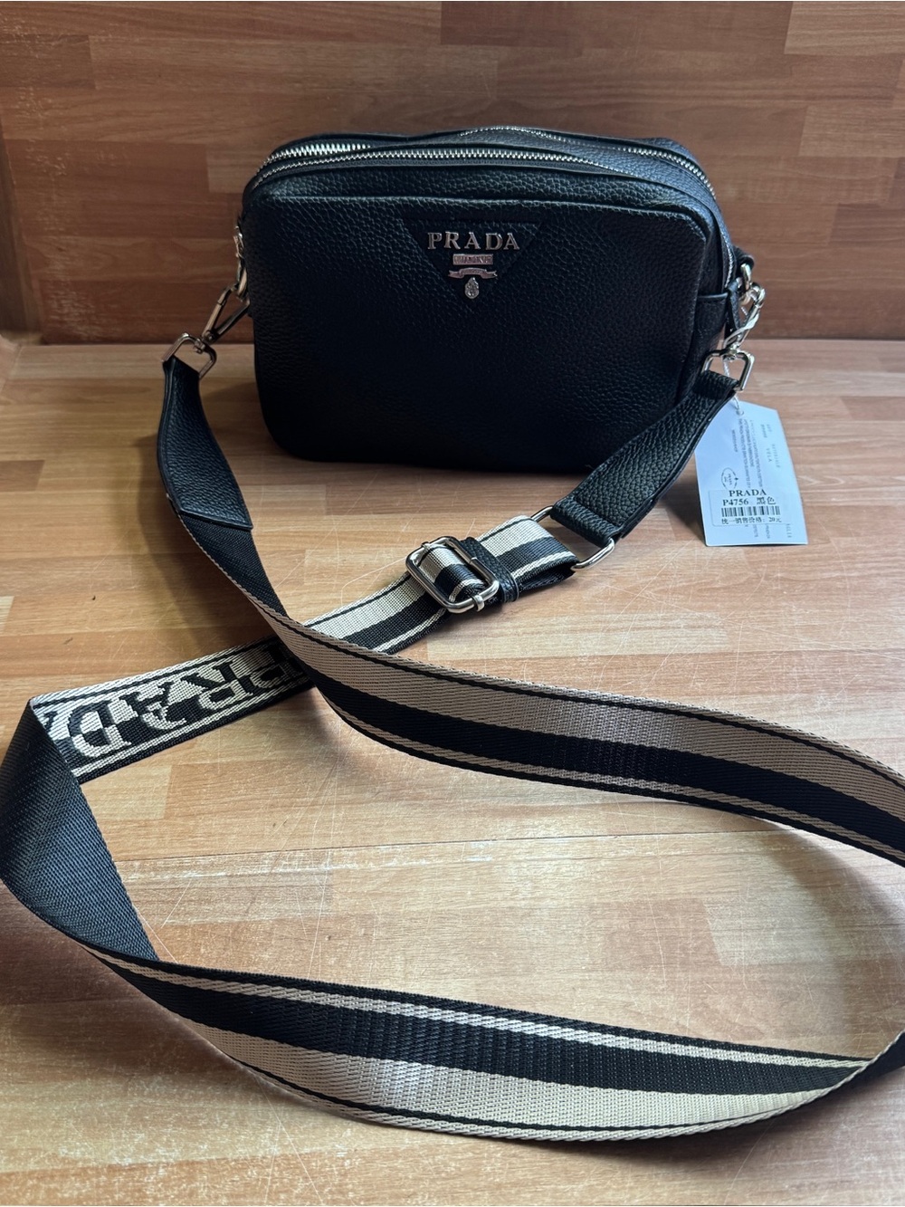Black crossbody bag